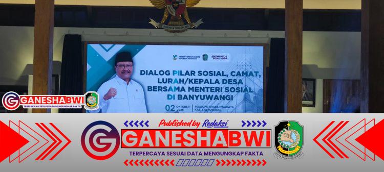 Mensos Ajak Camat dan Kades Banyuwangi Sukseskan Digitalisasi Bansos Mensos Ajak Camat dan Kades Banyuwangi Sukseskan Digitalisasi Bansos