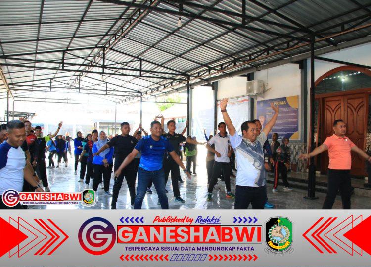 Lapas Banyuwangi Gelar Senam Bersama, Pererat Kebersamaan Petugas dan Warga Binaan