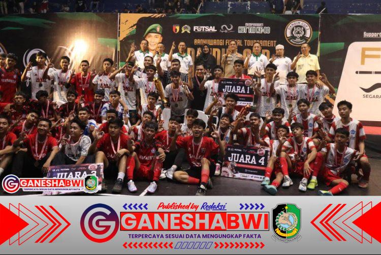 GOR Tawang Alun Bergemuruh! Penutupan Dandim Cup II Banyuwangi Disaksikan Ribuan Penonton, Final Seru dan Penuh Warna GOR Tawang Alun Bergemuruh! Penutupan Dandim Cup II Banyuwangi Disaksikan Ribuan Penonton, Final Seru dan Penuh Warna