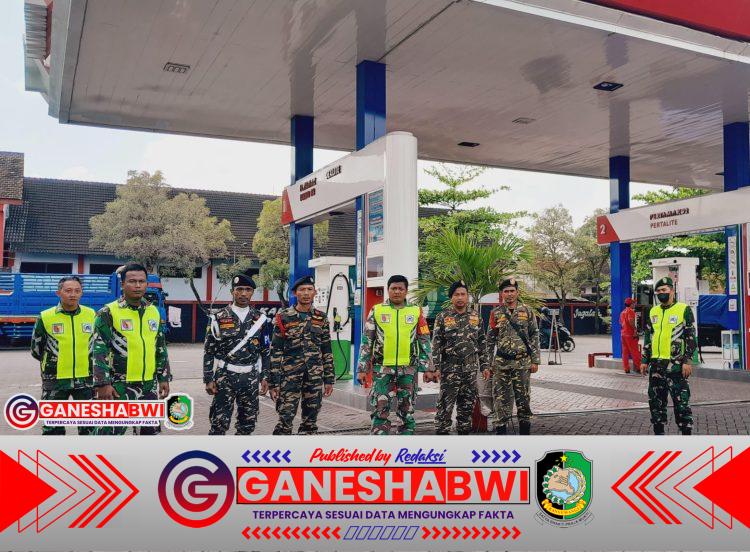 Koramil 0825/07 Cluring Gelar Apel Bersama Banser Perkuat Sinergi dan Keamanan Wilayah