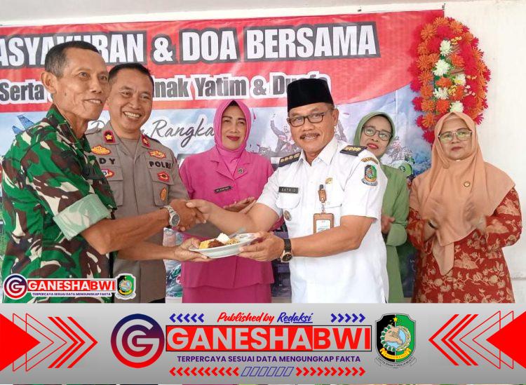 Koramil 0825/04 Genteng Gelar Tasyakuran dan Santunan Anak Yatim Peringati HUT ke-80 TNI Koramil 0825/04 Genteng Gelar Tasyakuran dan Santunan Anak Yatim Peringati HUT ke-80 TNI