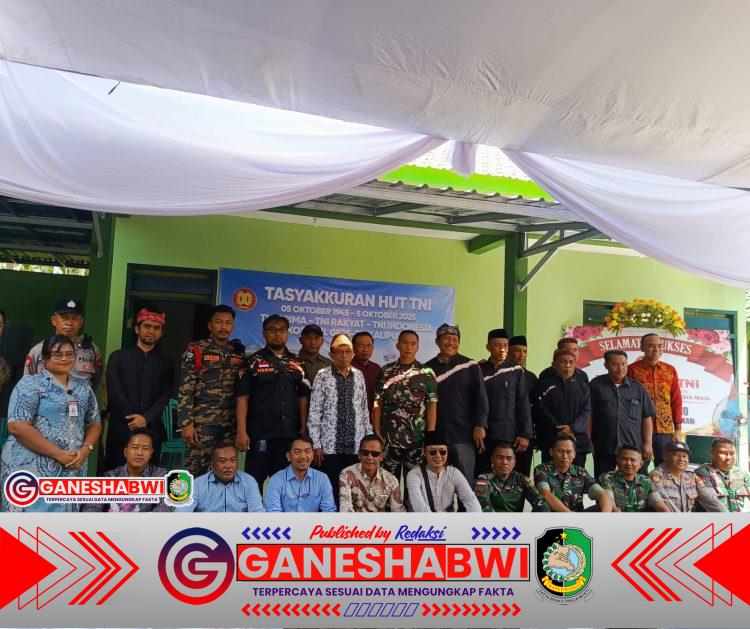 Koramil 0825-21/Kalipuro Gelar Tasyakuran HUT ke-80 TNI, Wujud Syukur dan Kebersamaan Koramil 0825-21/Kalipuro Gelar Tasyakuran HUT ke-80 TNI, Wujud Syukur dan Kebersamaan