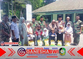 Koramil 0825/09 Tegaldlimo Gelar Tasyakuran HUT ke-80 TNI, Wujud Syukur dan Kepedulian Sosial
