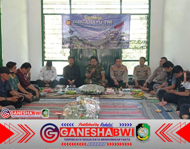 Tasyakuran HUT TNI ke-80 di Posramil Licin Pererat Sinergi Tiga Pilar dan Masyarakat Tasyakuran HUT TNI ke-80 di Posramil Licin Pererat Sinergi Tiga Pilar dan Masyarakat