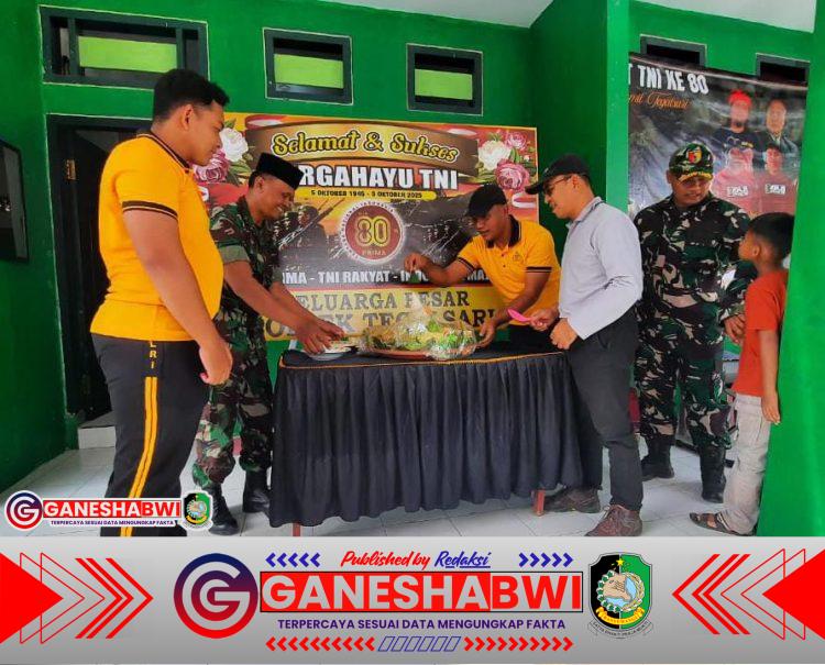 HUT ke-80 TNI, Posramil 0825/23 Tegalsari Gelar Tasyakuran dan Senam Sehat Bersama Rakyat HUT ke-80 TNI, Posramil 0825/23 Tegalsari Gelar Tasyakuran dan Senam Sehat Bersama Rakyat