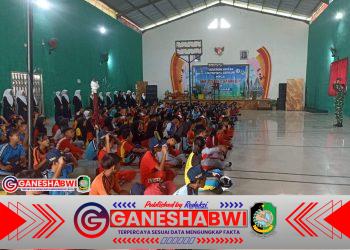 Babinsa Koramil 0825/06 Gambiran Bentuk Generasi Muda Melalui Materi Wasbang dan PBB