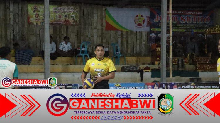 Kapolresta Banyuwangi Rama Samtama Putra Turut Meriahkan Turnamen Voli APPM Hebat Cup 2025