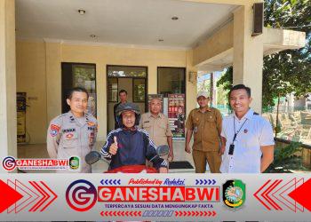 Gerak Cepat Unit Reskrim Polsek Rogojampi, Motor Warga yang Hilang Berhasil Ditemukan di Dekat Mushola