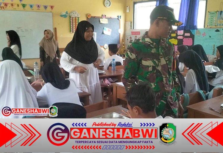 Babinsa Koramil 0825/01 Banyuwangi Dampingi Pendistribusian Makan Bergizi Gratis