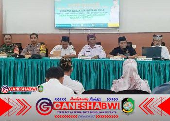 Babinsa Koramil 0825/15 Hadiri Musyawarah Desa Penyusunan RKPDES Tahun 2026 di Desa Bangsring