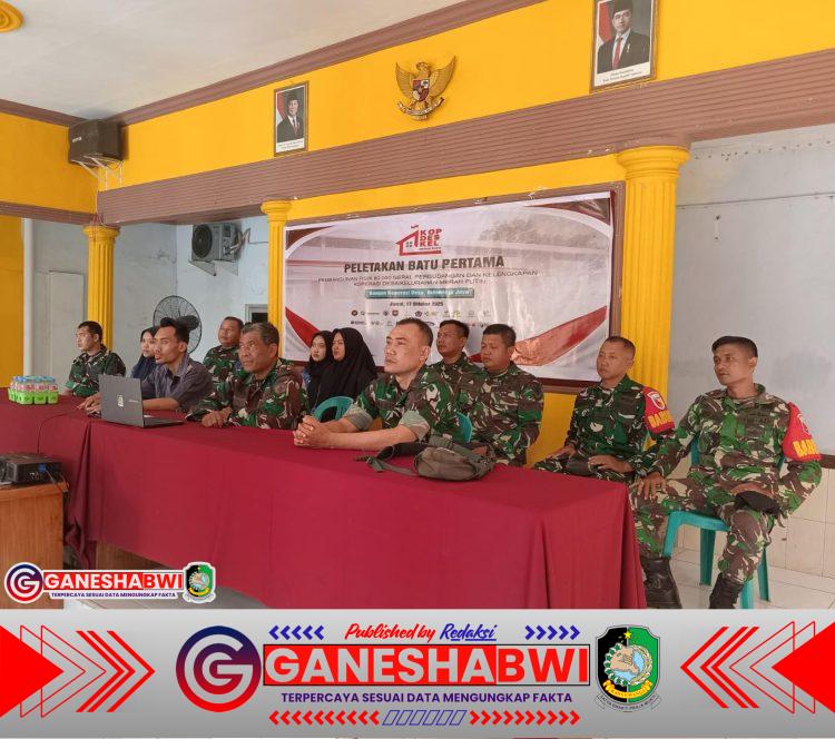 Ground Breaking Pembangunan Koperasi Desa Merah Putih di Desa Sraten, Cluring, Banyuwangi