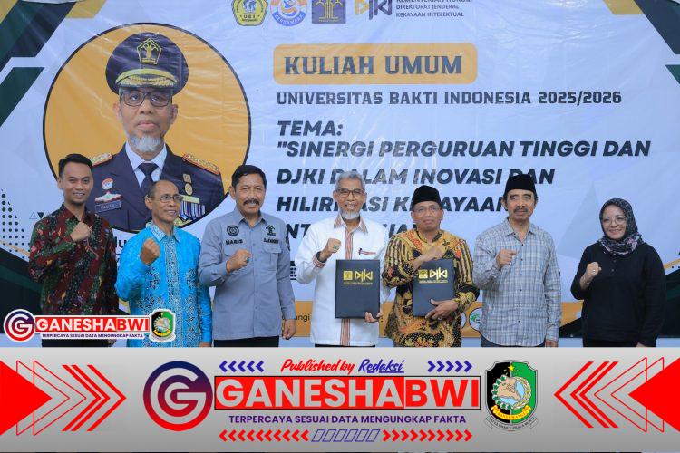 Kemenkum Jatim Dorong Penguatan Ekosistem Kekayaan Intelektual di Universitas Bakti Indonesia