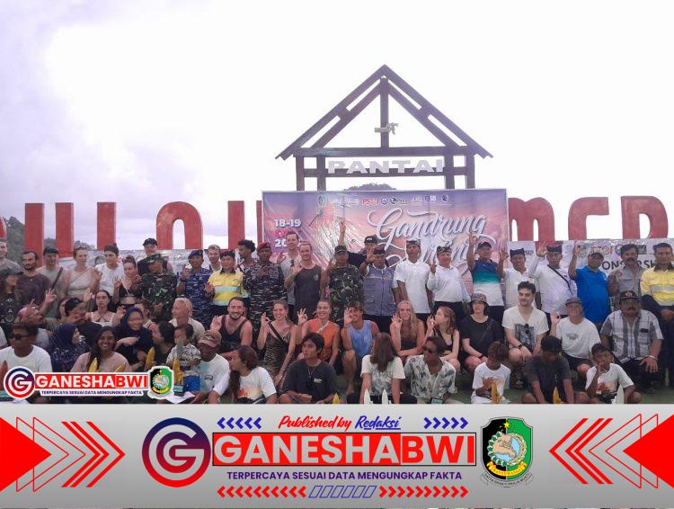 Kasdim 0825 Banyuwangi dan Forpimda Hadiri Penutupan Banyuwangi Festival Gandrung Surf 2025