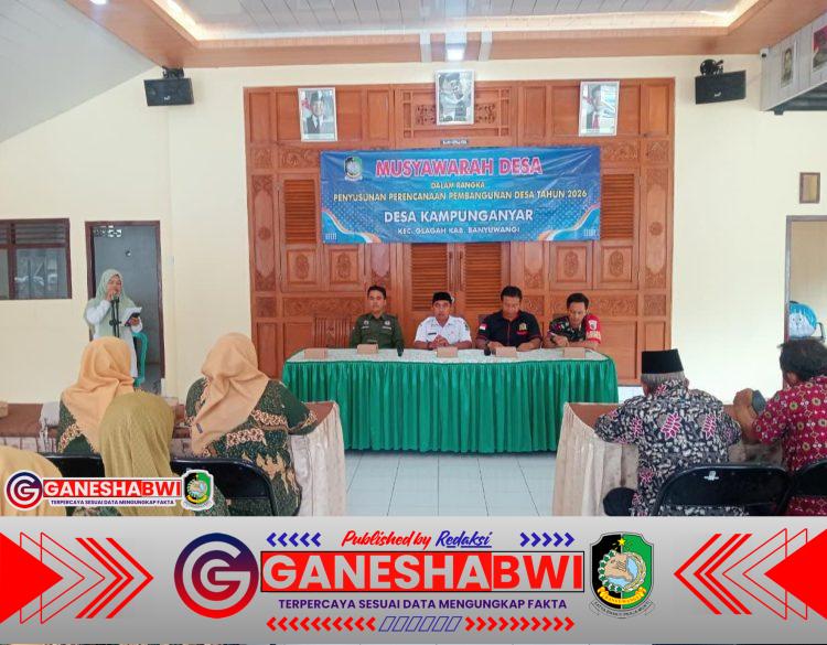 Babinsa Kampunganyar Hadiri Musdes, Dukung Perencanaan Pembangunan Desa 2026 Babinsa Kampunganyar Hadiri Musdes, Dukung Perencanaan Pembangunan Desa 2026
