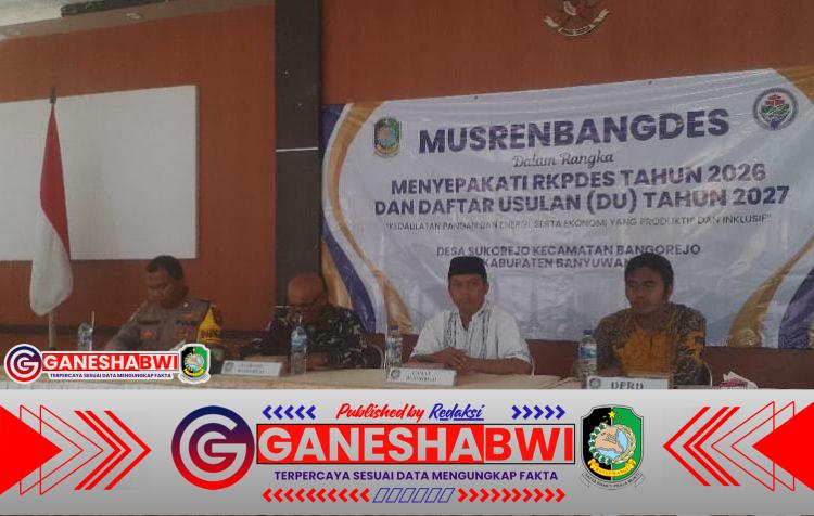 Danramil 0825/10 Bangorejo Dorong Sinergi Pembangunan dalam Musrenbangdes Sukorejo Danramil 0825/10 Bangorejo Dorong Sinergi Pembangunan dalam Musrenbangdes Sukorejo