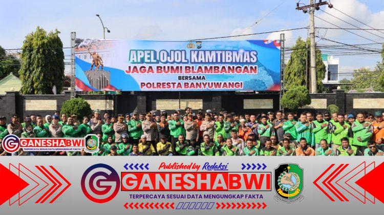 Apel Ojol Kamtibmas “Jaga Bumi Blambangan”, Polresta Banyuwangi Ajak Komunitas Ojol Wujudkan Keamanan dan Kepedulian Lingkungan Apel Ojol Kamtibmas “Jaga Bumi Blambangan”, Polresta Banyuwangi Ajak Komunitas Ojol Wujudkan Keamanan dan Kepedulian Lingkungan