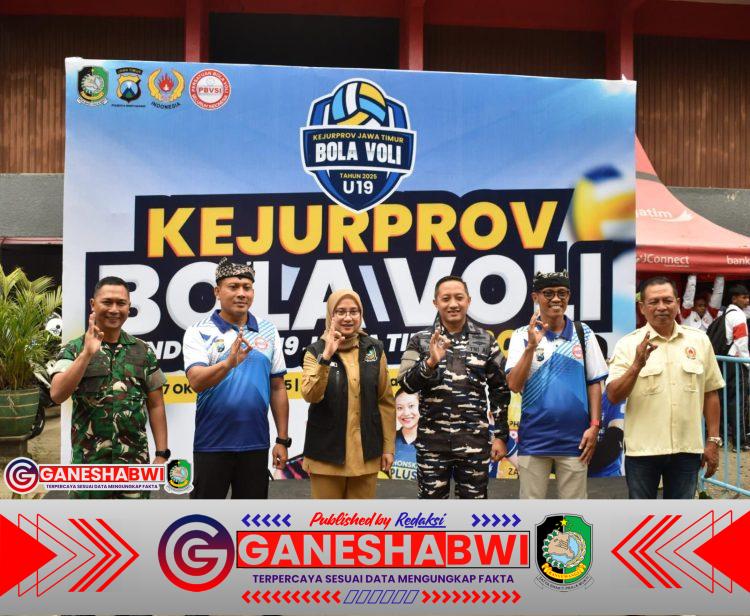 Dandim 0825/Banyuwangi Dukung Penuh Kejurprov Bola Voli U-19, Kobarkan Semangat Sportivitas Atlet Muda