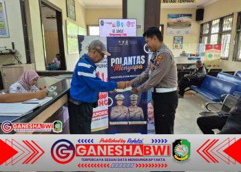 Polantas Banyuwangi Tekankan Pelayanan Mudah dan Aman Urus Dokumen Kendaraan di Samsat