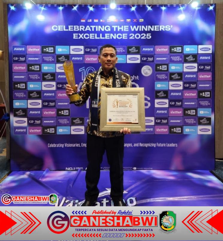 Kapolresta Banyuwangi Raih “Inspiring Professional & Leadership Award 2025” Kategori Best Innovator and Visionary Leader Kapolresta Banyuwangi Raih “Inspiring Professional & Leadership Award 2025” Kategori Best Innovator and Visionary Leader