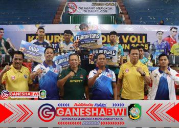 Wakapolresta Banyuwangi Apresiasi Atlet Juara Kejurprov Voli U-19 Jawa Timur 2025 Wakapolresta Banyuwangi Apresiasi Atlet Juara Kejurprov Voli U-19 Jawa Timur 2025