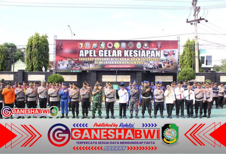 Kasdim 0825/Banyuwangi Pimpin Apel Kesiapan Tanggap Darurat Bencana Tahun 2025