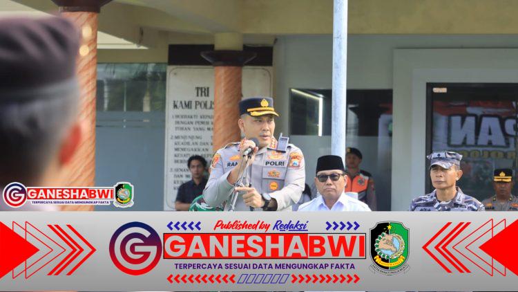 Polresta Banyuwangi Gelar Apel Kesiapsiagaan Hadapi Bencana Hidrometeorologi Polresta Banyuwangi Gelar Apel Kesiapsiagaan Hadapi Bencana Hidrometeorologi