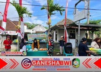 Babinsa dan Bulog Gelar Operasi Pasar Beras Murah di Kalibaru Kulon