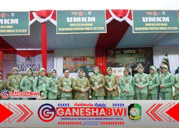 Persit Kodim 0825/Banyuwangi Tampil Memukau dengan Produk UMKM Khas Osing di Penutupan TMMD ke-126