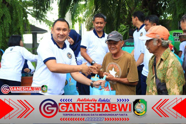 Lapas Banyuwangi Gelar Bakti Sosial Bagikan 50 Paket Sembako di Hari Bakti Kemenimipas ke-1