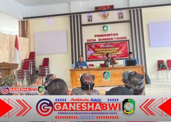 Babinsa Bersama Tim Medis Sosialisasikan Bahaya Narkoba dan TBC di Desa Sumberagung