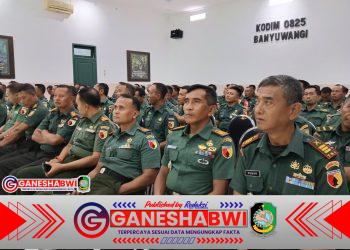 Kodim 0825 Banyuwangi Sosialisasikan TWP AD, Dorong Kesejahteraan Prajurit