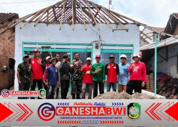 Babinsa Bakungan Dampingi PMI Retrofitting Rumah Aman Gempa, Jadikan Rumah Ibu Sulih Percontohan