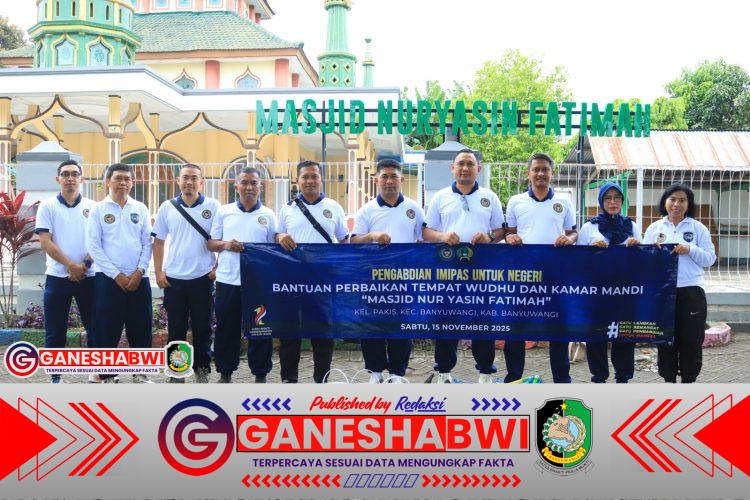 Lapas Banyuwangi Gelar Bakti Sosial Perbaikan Tempat Wudu Masjid Nurul Yasin Fatimah dalam Rangka Hari Bakti Kemenimipas Ke-1 Lapas Banyuwangi Gelar Bakti Sosial Perbaikan Tempat Wudu Masjid Nurul Yasin Fatimah dalam Rangka Hari Bakti Kemenimipas Ke-1