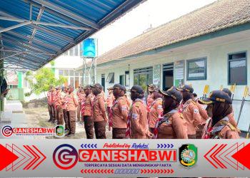 Koramil 0825/07 Cluring Dampingi Kegiatan Pengembaraan dan Pelantikan Laksana Pramuka SMAN 1 Tegaldlimo