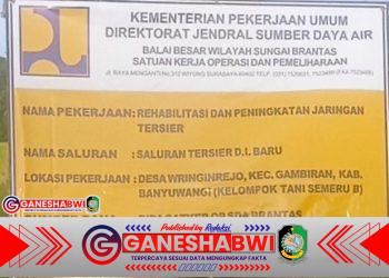 Proyek Rehabilitasi Jaringan Irigasi Tersier di Desa Wringinrejo Diduga Asal Jadi, Publik Desak Kementerian PUPR Turun Tangan Proyek Rehabilitasi Jaringan Irigasi Tersier di Desa Wringinrejo Diduga Asal Jadi, Publik Desak Kementerian PUPR Turun Tangan