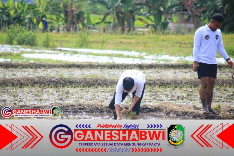 Lapas Banyuwangi Tanam Benih Padi Unggul di Lahan SAE Pakis, Dorong Kemandirian Warga Binaan dan Ketahanan Pangan Nasional
