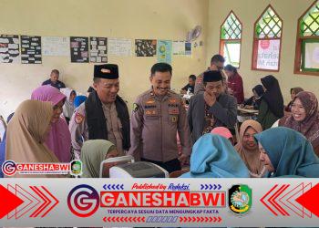 Polres Gresik dan BMH Gelar Bakti Sosial Kesehatan di Ponpes Al Amin, 85 Peserta Dapat Layanan Medis Gratis