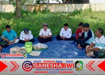 Danramil 0825/14 Kabat Tegaskan Komitmen TNI Dukung Penguatan Ekonomi Desa dalam Tasyakuran Pembangunan Koperasi Merah Putih Pendarungan