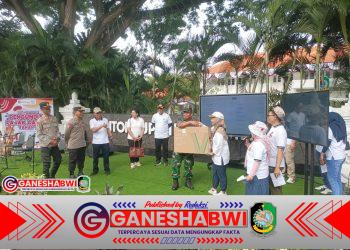 Kodim 0825/Banyuwangi Dampingi Wabup pada Pengundian Pajak Daerah di CFD Ahmad Yani