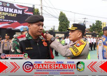 Polresta Banyuwangi Siagakan Kekuatan Penuh, Apel Operasi Lilin Semeru 2025 Tegaskan Pengamanan Ketat Nataru