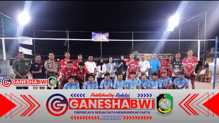 Kapolresta Banyuwangi Resmi Buka Turnamen Bola Voli Kades Sempu Cup I, Diikuti 150 Tim se-Banyuwangi