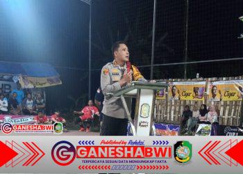 Kapolresta Banyuwangi Resmi Buka Turnamen Bola Voli Kades Sempu Cup I, Diikuti 150 Tim se-Banyuwangi