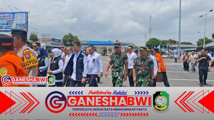 Dandim 0825/Banyuwangi Dampingi Kasdam V/Brawijaya, Kabasarnas RI Turun Langsung Pantau Benteng Keselamatan Nataru di Gerbang Jawa–Bali