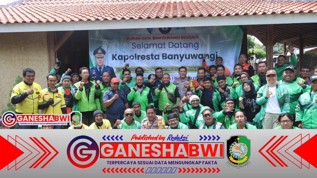Kopdar Akhir Tahun, Kapolresta Banyuwangi Perkuat Silaturahmi dengan Forum Ojol Banyuwangi Bersatu