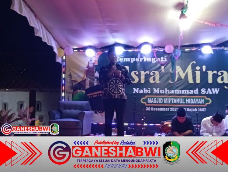 Masjid Miftahul Hidayah Tojo Kidul Gelar Peringatan Isra’ Mi’raj Nabi Muhammad SAW