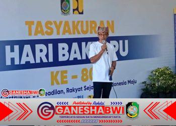 Guntur Priambodo: Infrastruktur Merata Kunci Kesejahteraan, Disampaikan pada Hari Bakti PU ke-80