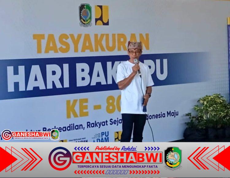 Guntur Priambodo: Infrastruktur Merata Kunci Kesejahteraan, Disampaikan pada Hari Bakti PU ke-80 Guntur Priambodo: Infrastruktur Merata Kunci Kesejahteraan, Disampaikan pada Hari Bakti PU ke-80