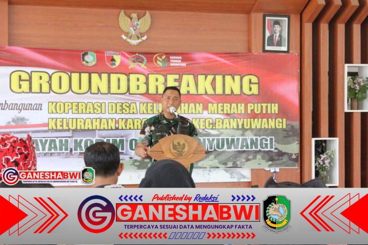 KDKMP Banyuwangi Digenjot, Dandim 0825 Tegaskan Koperasi Desa Jadi Pilar Ekonomi Rakyat 2026