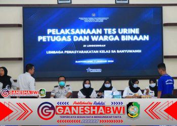 Perangi Narkoba dari Dalam, Lapas Banyuwangi Gelar Tes Urine Mendadak Pegawai dan Warga Binaan Perangi Narkoba dari Dalam, Lapas Banyuwangi Gelar Tes Urine Mendadak Pegawai dan Warga Binaan
