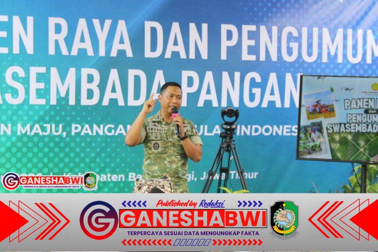 Dandim 0825 Banyuwangi Ikuti Vicon Panen Raya Nasional, Presiden Prabowo Umumkan Swasembada Pangan Dandim 0825 Banyuwangi Ikuti Vicon Panen Raya Nasional, Presiden Prabowo Umumkan Swasembada Pangan